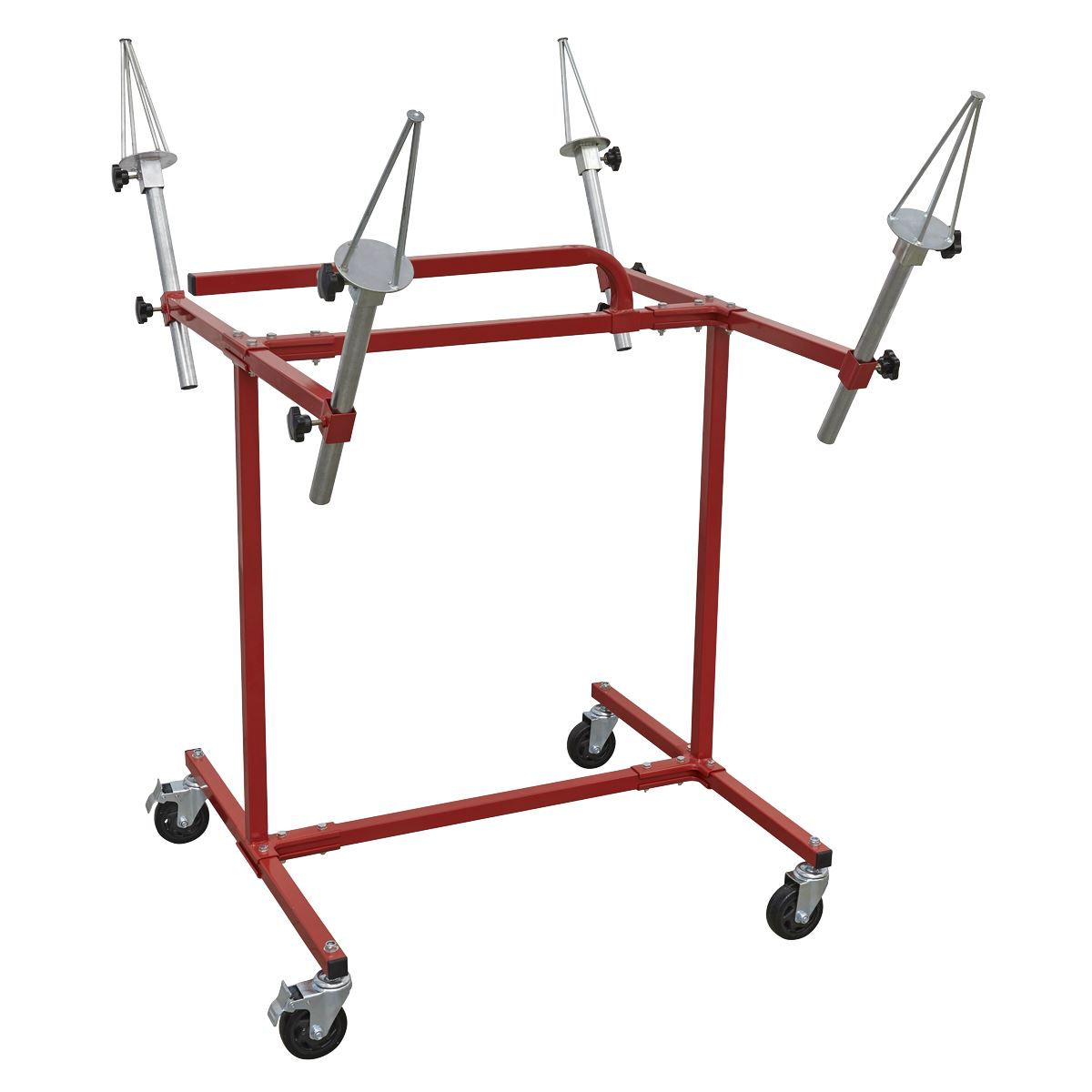 Sealey Alloy Wheel Painting/Repair Stand Heavy-Duty-4 Wheel Capcty MK71