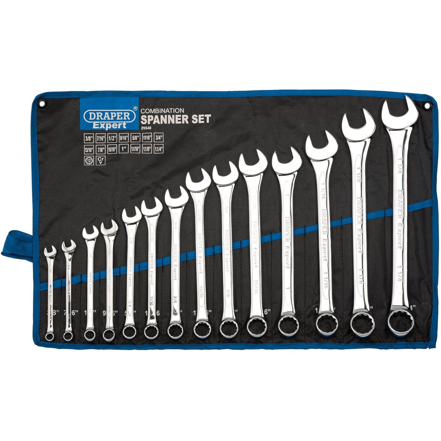 Draper Draper Expert HI-TORQ Imperial Combination Spanner Set (14 Piece) - 29548