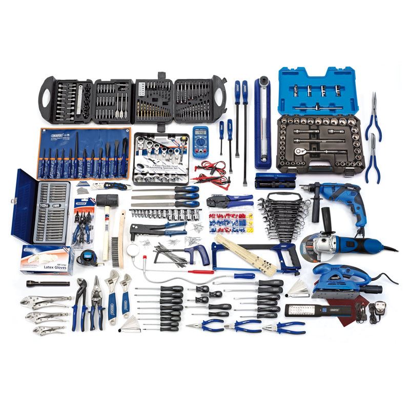 Draper 8 Drawer Tool Chest Roller Cabinet Kit 51286 PTK2A Professional tool Kit