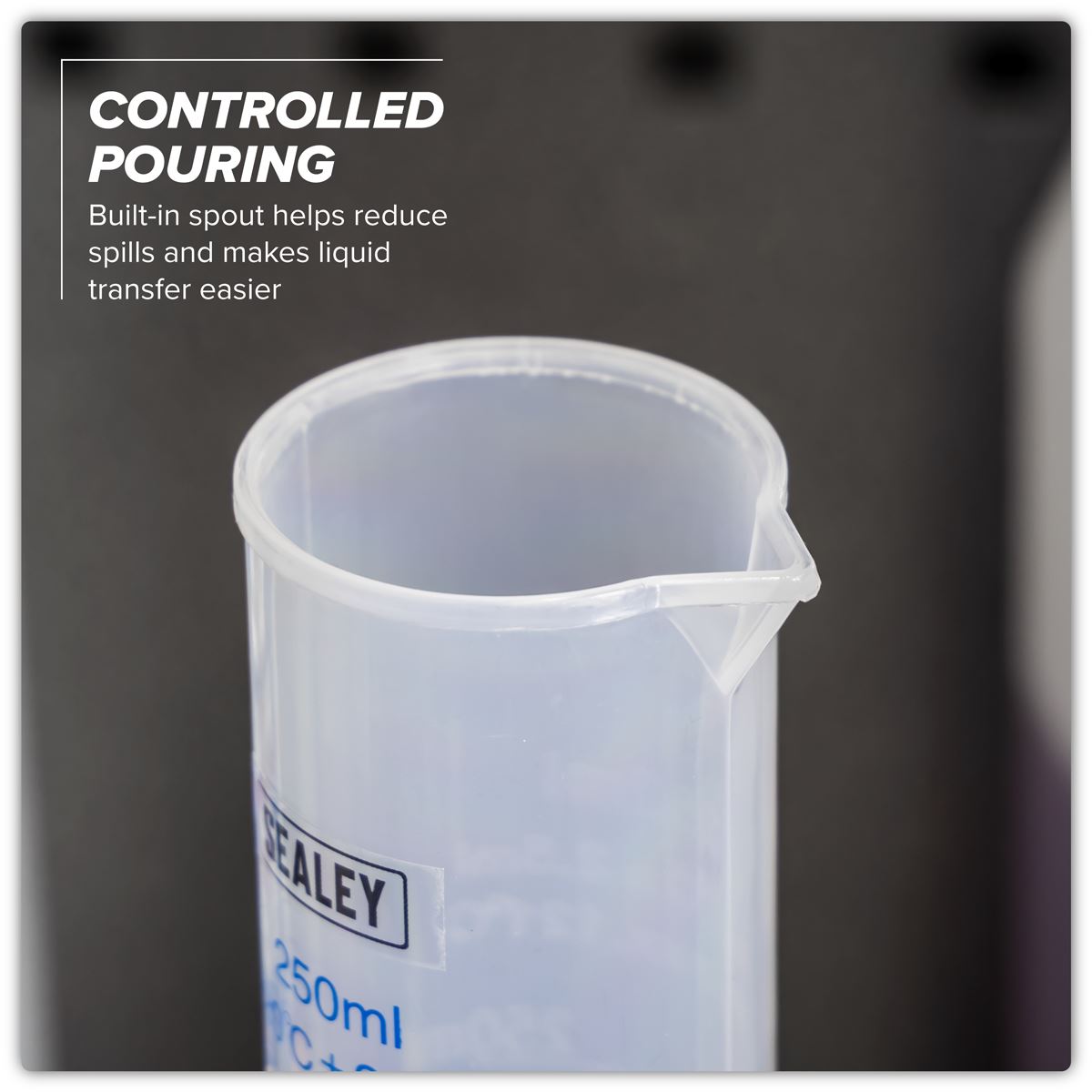 Sealey Graduated Measuring Cylinder Set 5pc JMC05