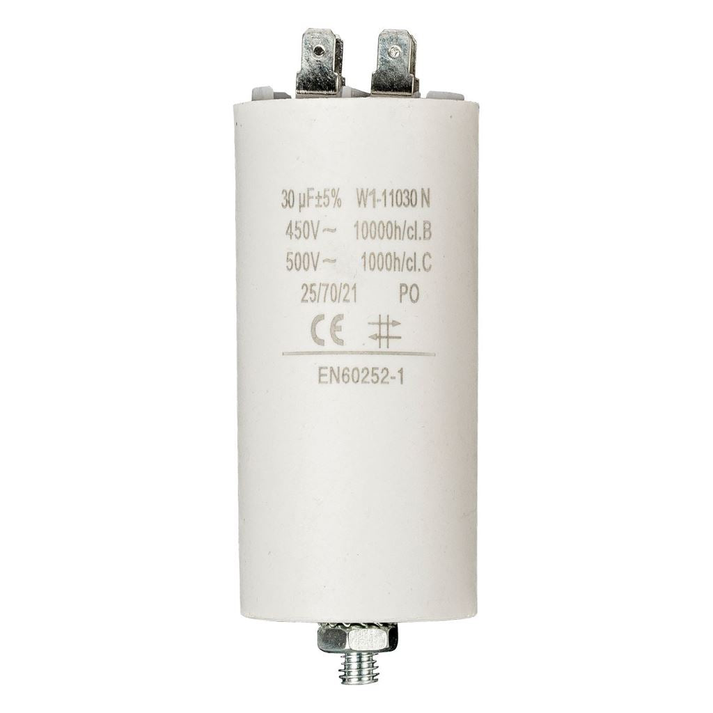 Fixapart 1x Capacitor 30.0uf / 450 v + earth - W1-11030N