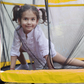 Dellonda 55" Mini Trampoline with Safety Enclosure Net Outdoor Children's Trampoline Jumping Training DL65