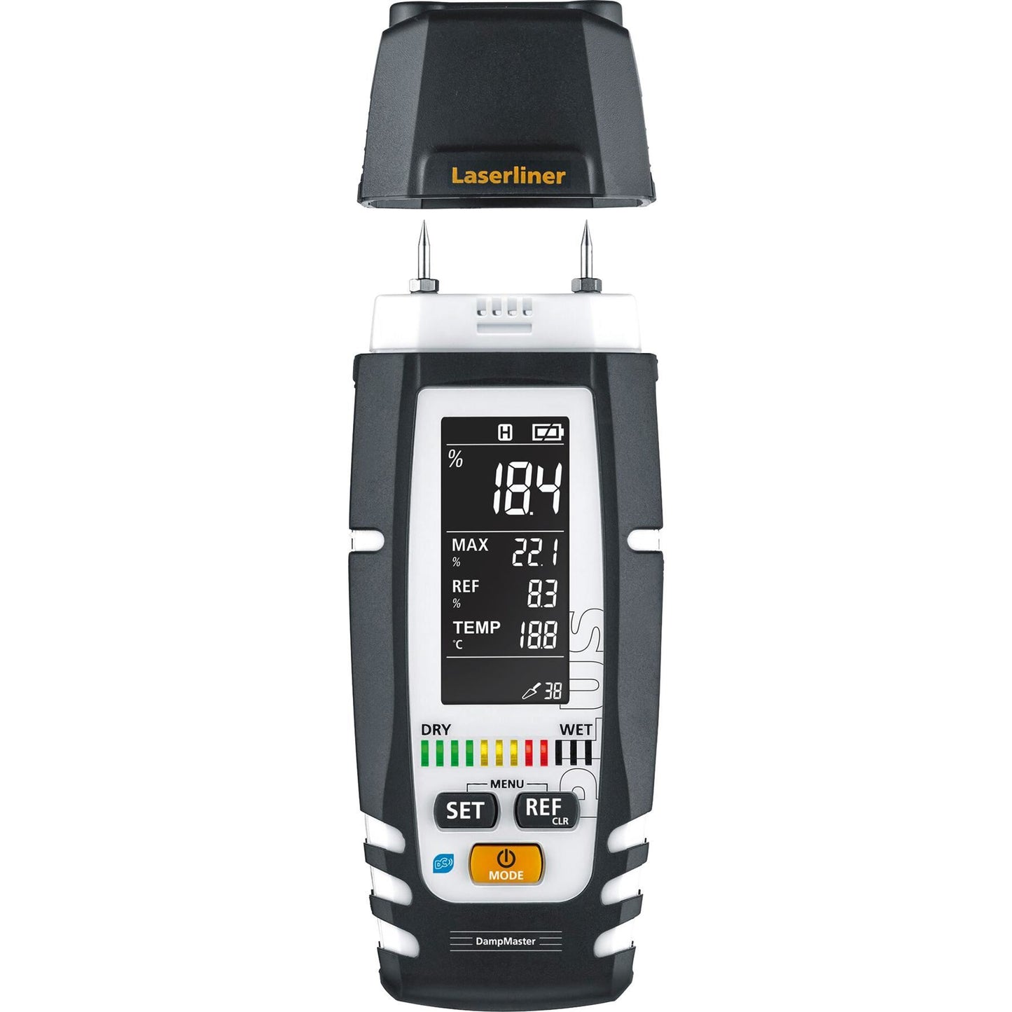 Laserliner 082.328A DampMaster Plus Material Moisture Measuring Device