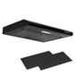 Baridi Visor Cooker Hood Extractor Fan 60cm - Black DH107