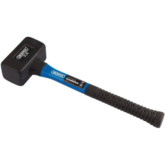 Draper Rubber Dead Blow Hammer with Fibreglass Shafts (900g/32oz) - 74320