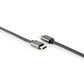 Nedis 3m HDMI Connector to HDMI Connector Gun Metal Grey Braided Cable - CVTB34000GY30