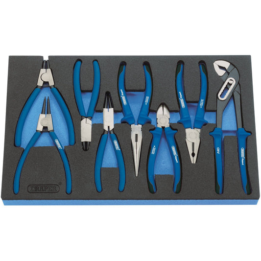 Draper Eva Foam Tray 8Pieces Pliers IT32-EVA