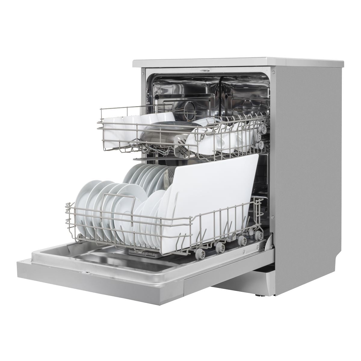 Baridi Freestanding Dishwasher 60cm Wide 13 Place Settings - Silver DH280