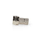Nedis F Connector Male For 5.0mm Coaxial Cables 25 pieces Metal - CSVC41906ME