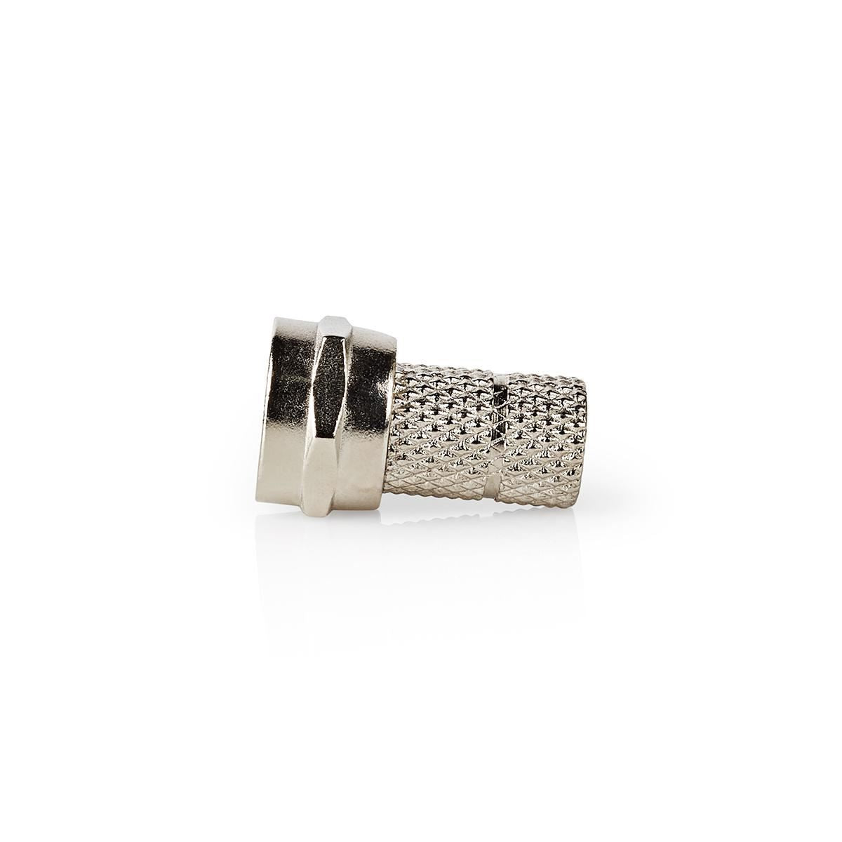 Nedis F Connector Male For 5.0mm Coaxial Cables 25 pieces Metal - CSVC41906ME