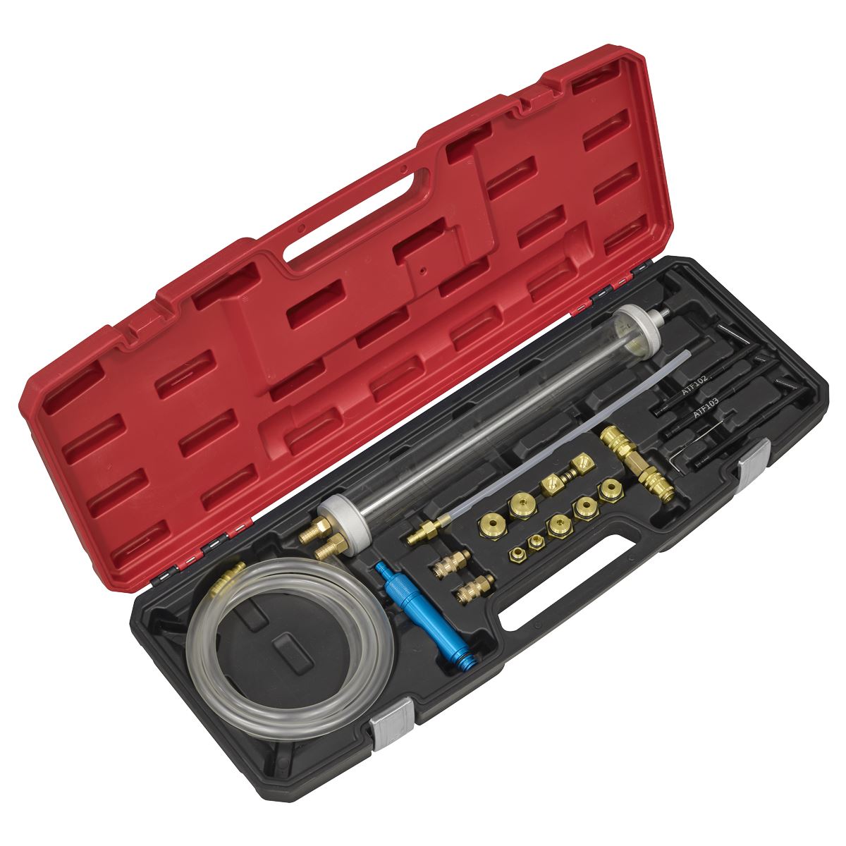 Sealey Transmission Oil Refilling Pump & Adaptor Kit for VAG 18pc VS7095
