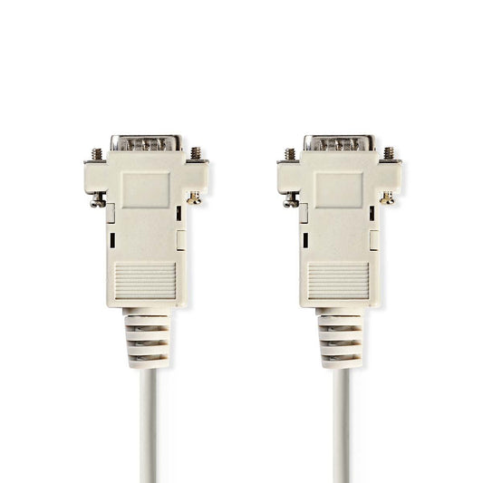 Nedis Cable VGA Male to Male Maximum resolution 1024x768 2m Round ABS Ivory
