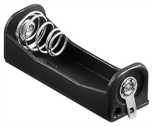 Goobay 1x N (Lady) battery holder black Solder tail (U) (11991)