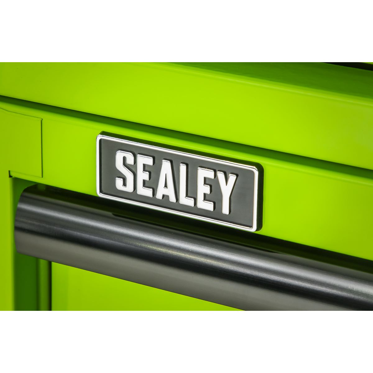 Sealey Superline Pro Mid-Box Tool Chest 2 Drawer with Ball-Bearing Slides - Green/Black AP26029THV