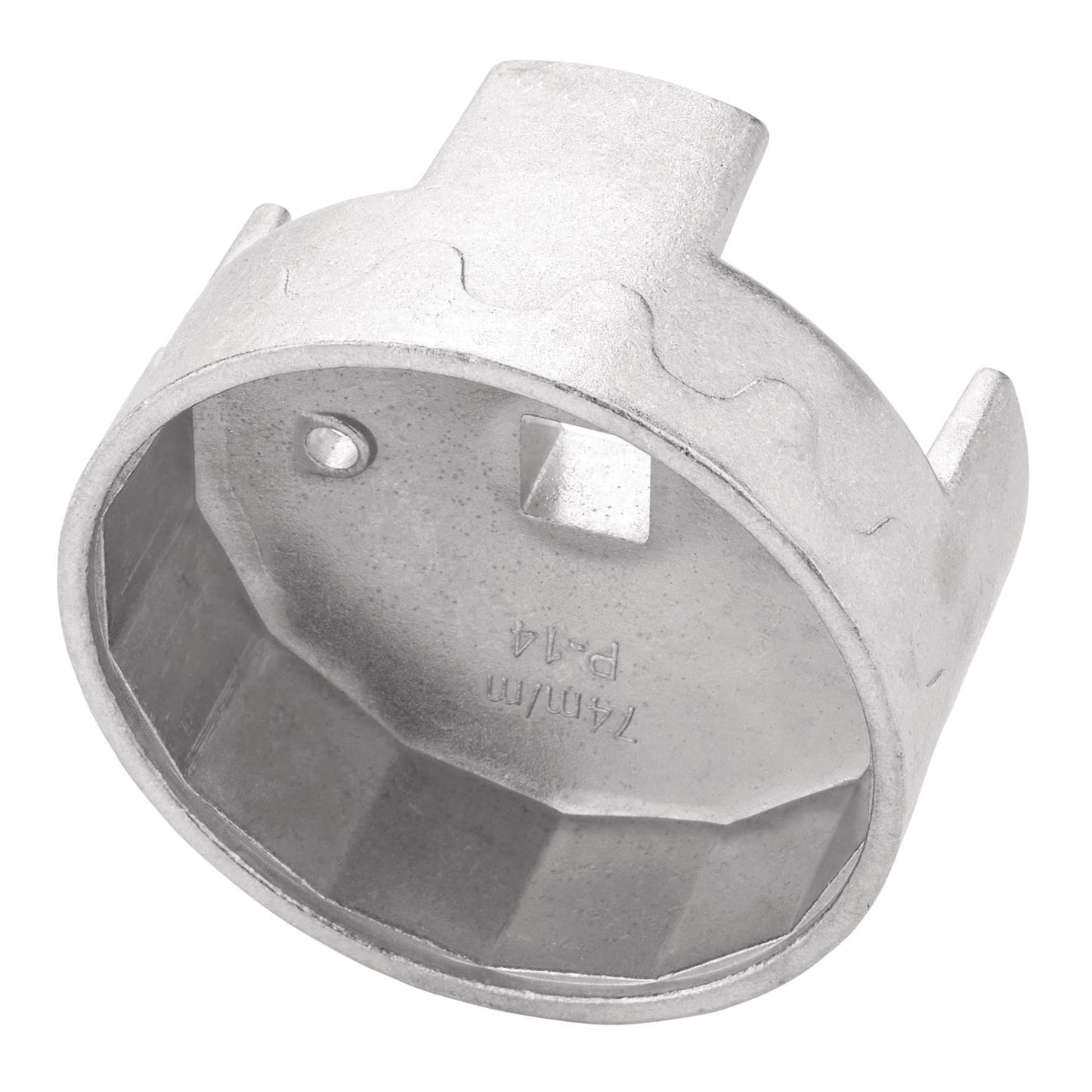 Draper Oil Filter Wrench, 1/2" Sq. Dr., 74mm/14 Flutes