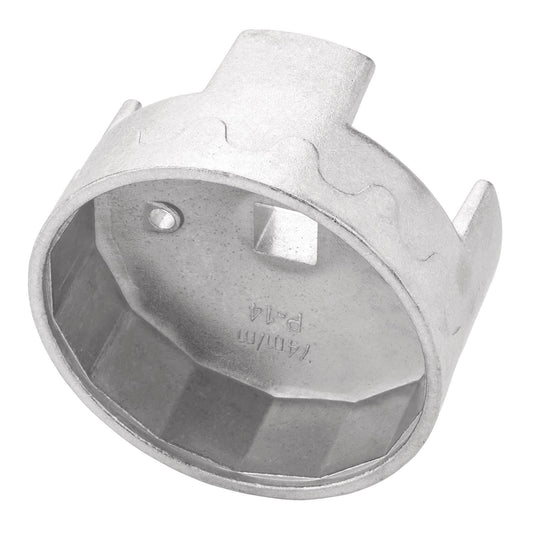 Draper Oil Filter Wrench, 1/2" Sq. Dr., 74mm/14 Flutes