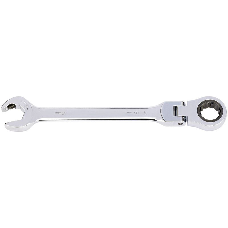 Draper 1x Expert 16mm Expert Hi-Torq Metric Flexible Head Double Ratchet Spanner - 06861