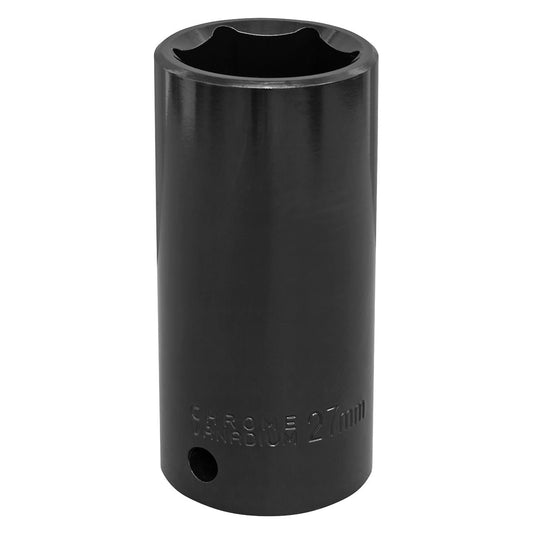 Sealey Impact Socket 27mm Deep 1/2"Sq Drive IS1227D