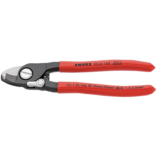 Draper Knipex 165mm Copper or Aluminium Only Cable Shear with Sprung Handles - 82576