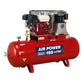 Sealey Air Compressor 150L Belt Drive Petrol Engine 6.5hp SA1565