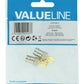 Valueline SMA Adapter SMA Male to BNC Female Gold