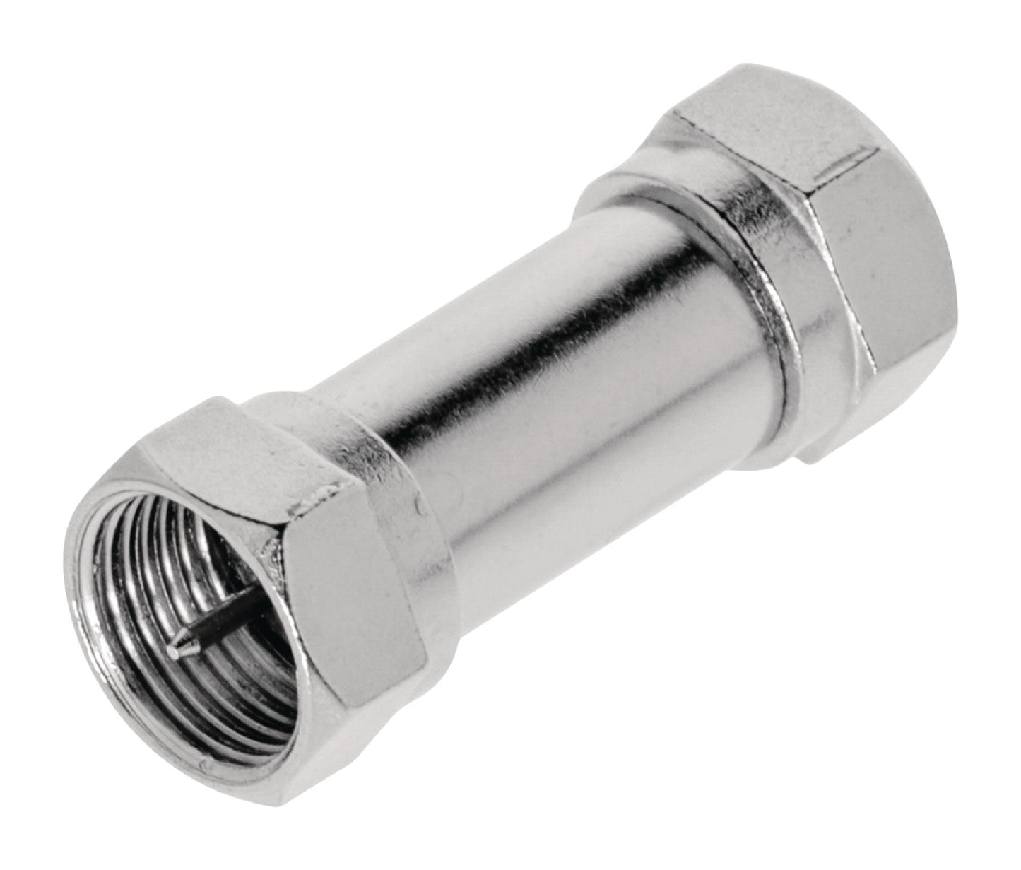 Valueline Antenna Adapter F-Male to F-Male Silver