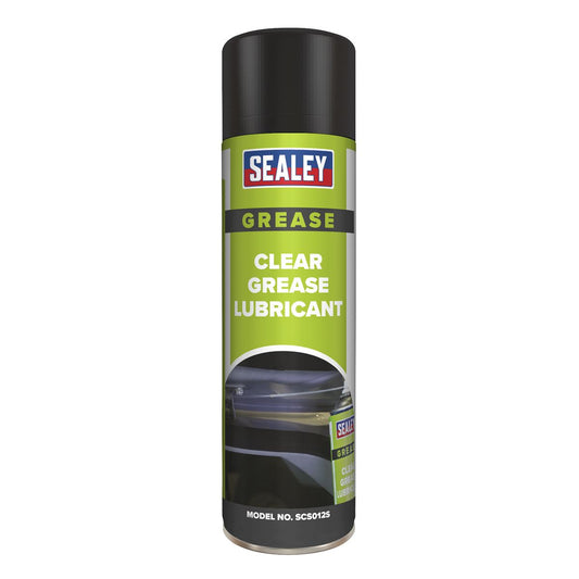 Sealey Clear Grease Lubricant 500ml Single SCS012S