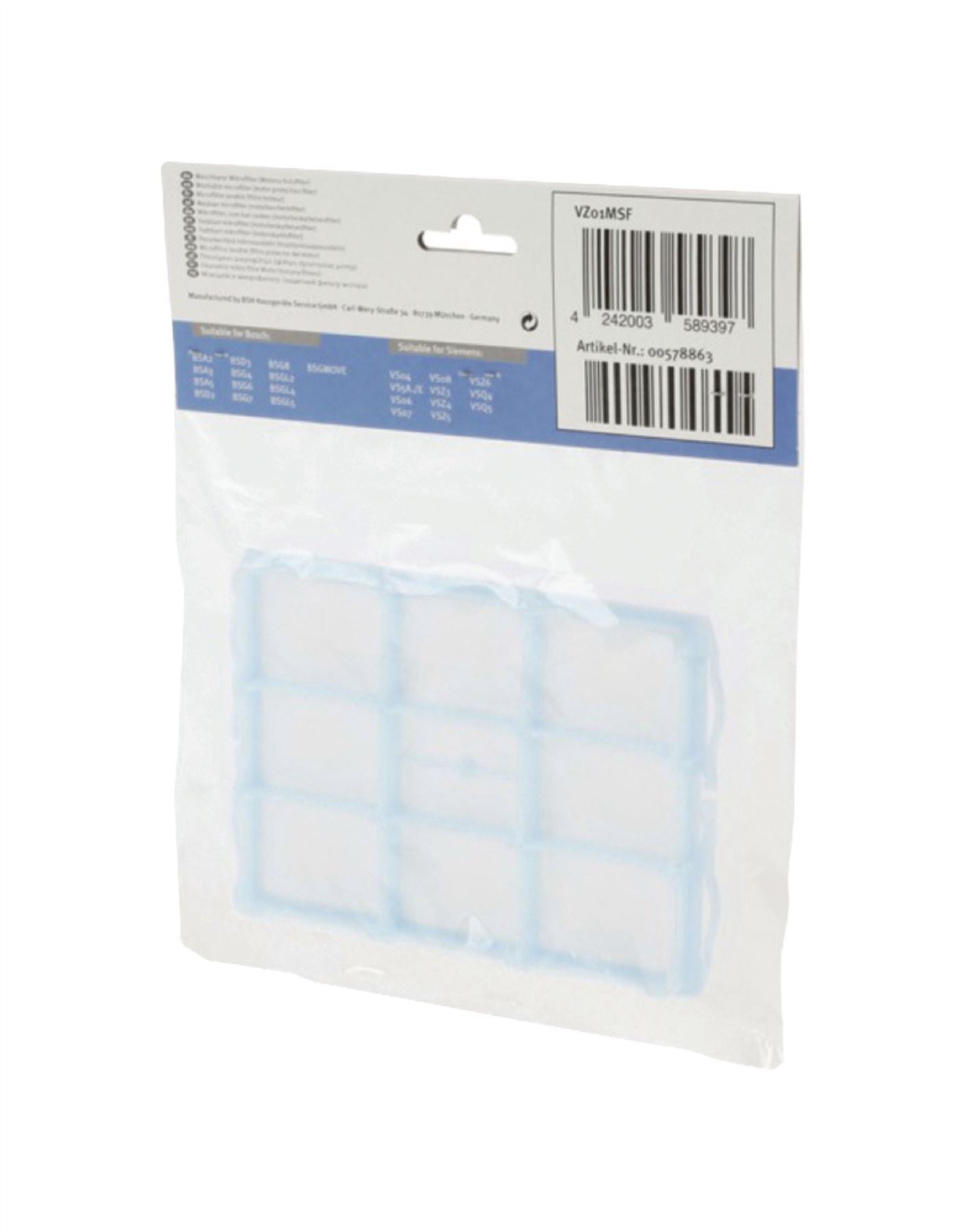 Bosch Vacuum Cleaner Micro Filter Filters