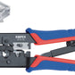Knipex Crimp lever pliers for Western plugs Western connector RJ11/12 (6-pin) 9.65 mm: RJ45 (8-pin)11.68 mm