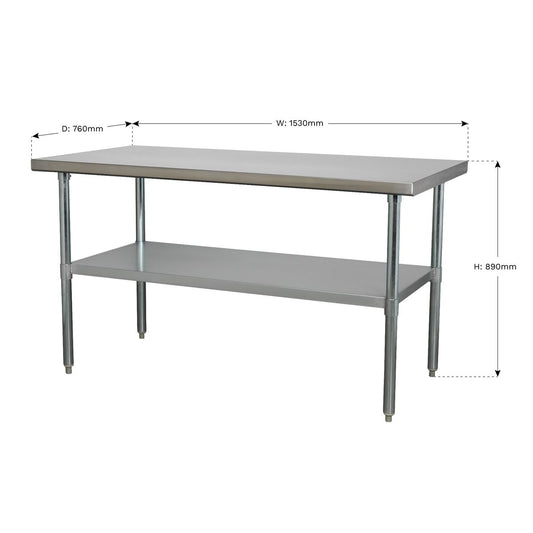 Sealey Stainless Steel Workbench 1.5m AP1560SS