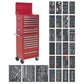 Sealey Tool Chest Combination 14 Drawer - Red & 1179pc Tool Kit SPTCOMBO1