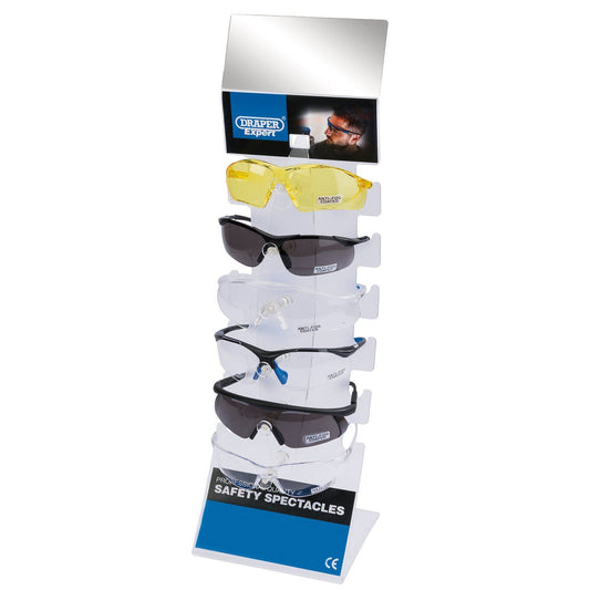Draper Countertop Display of Six Safety Spectacles *SSDS/36 (23341)