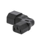 Valueline Power Plug Female to Male Polyvinylchloride (PVC) Black VLEP11904B