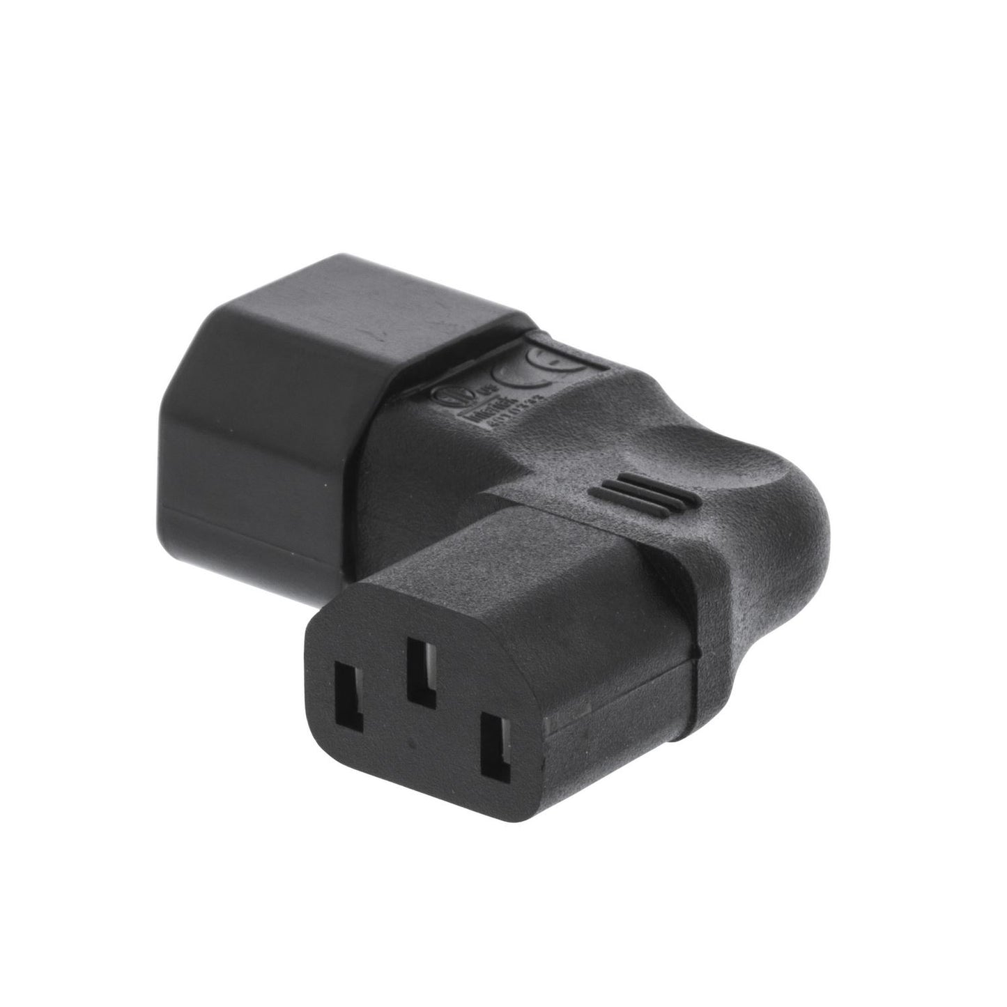 Valueline Power Plug Female to Male Polyvinylchloride (PVC) Black VLEP11904B