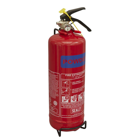 Sealey Fire Extinguisher 2kg Dry Powder SDPE02