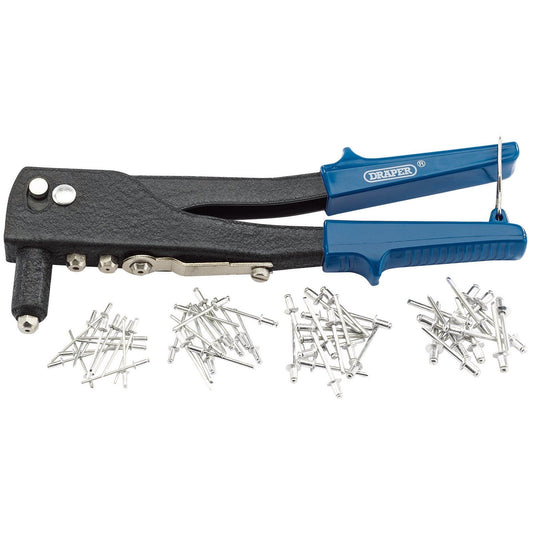 Draper Hand Riveter Kit For Aluminium Rivets - 27847