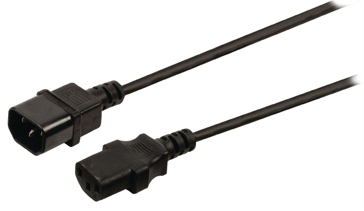 Valueline Power cable IEC-320-C14 to IEC-320-C13 5m black