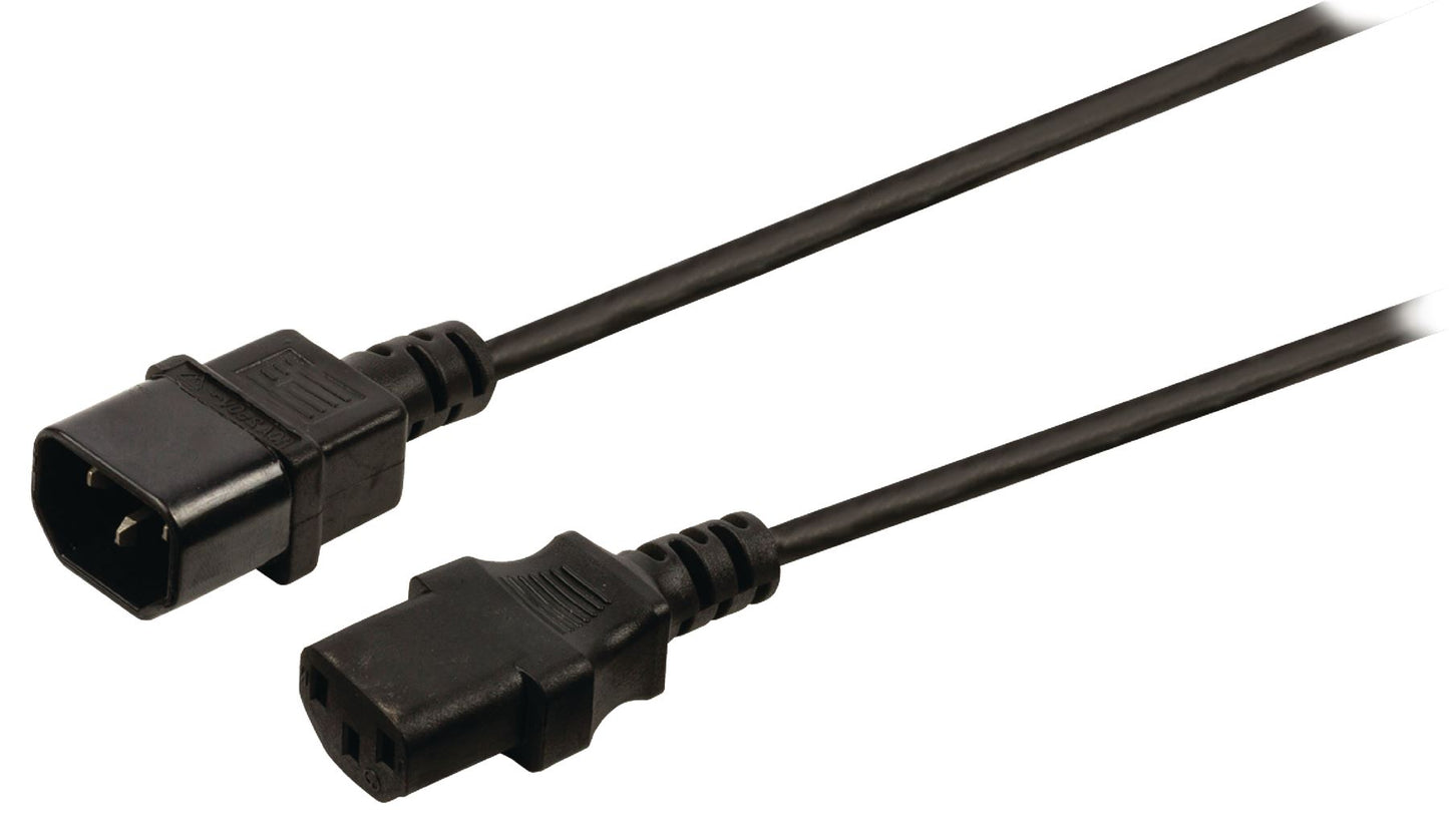 Valueline Power cable IEC-320-C14 to IEC-320-C13 5m black