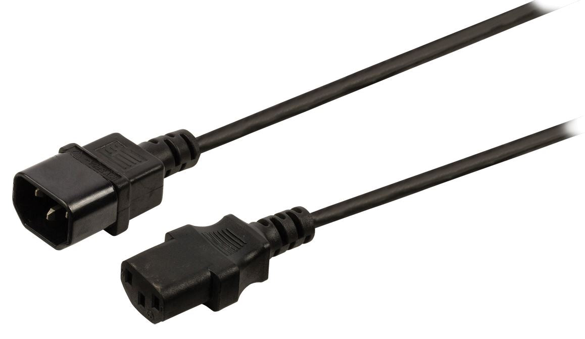 Valueline Power cable IEC-320-C14 to IEC-320-C13 5m black