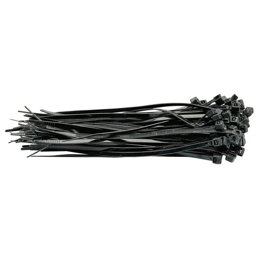 Draper High Quality Black Cable Ties (100 Pieces) - 70391