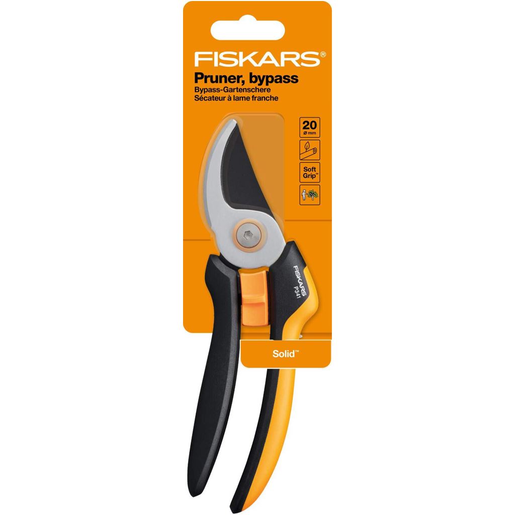 Fiskars Solid Bypass Pruner (P341)