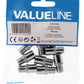 Valueline Antenna Adapter F Female to Coax Female Silver