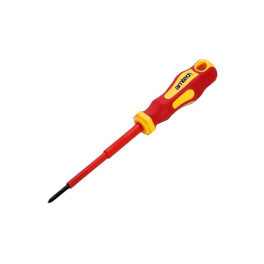 Amtech 75mm Phillips VDE 1000V electrical screwdriver with PH 0 tip