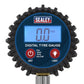 Sealey Digital Tyre Pressure Gauge with Push-On Connector TST002