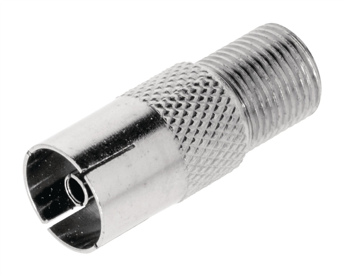 Valueline Antenna Adapter F Female to Coax Female Silver