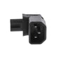 Valueline Power Plug Male to Female Polyvinylchloride (PVC) Black VLEP11911B