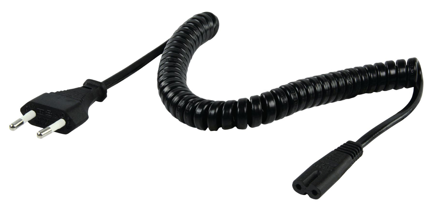 Valueline Power cable Euro plug male to IEC-320-C7 2m black