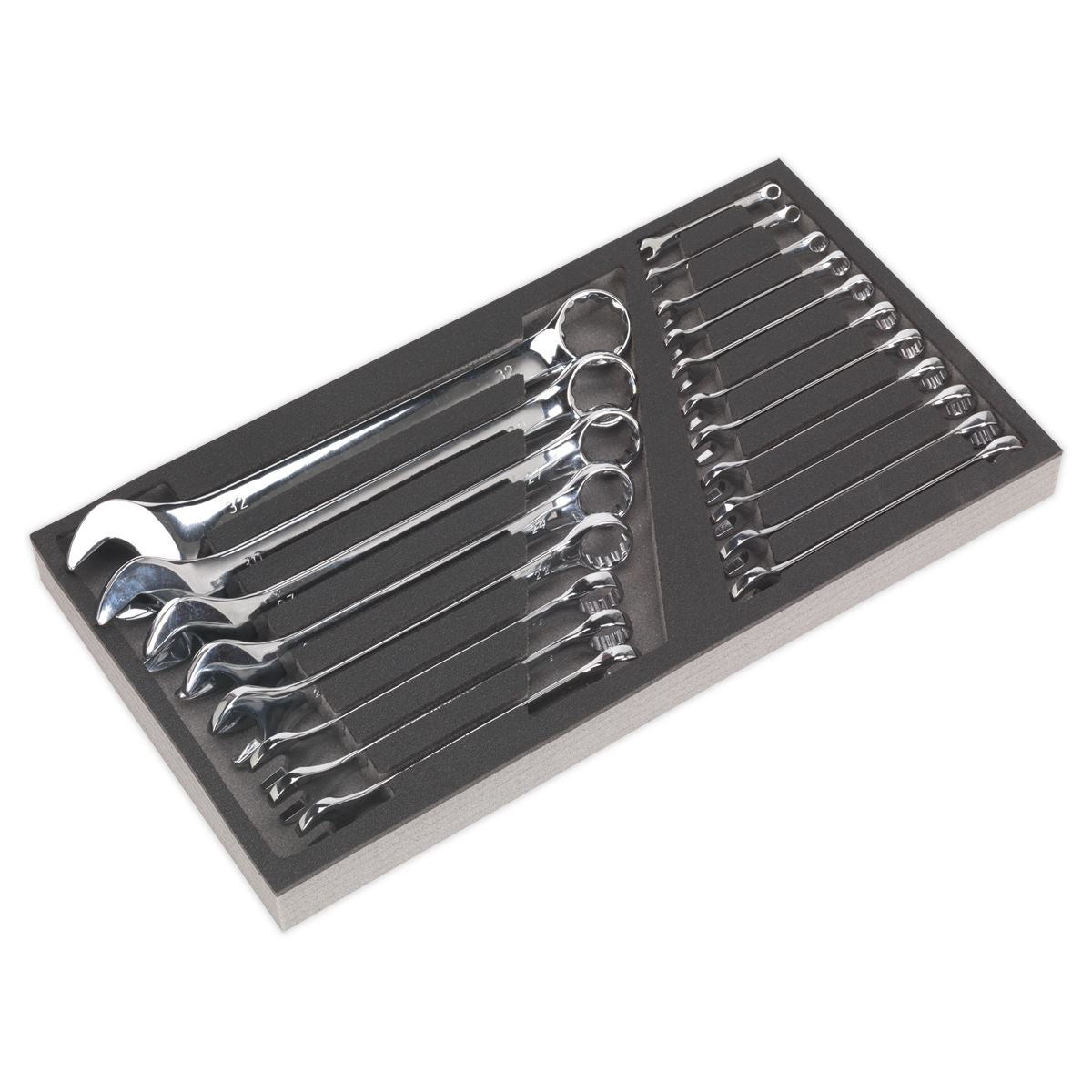 Sealey Tool Chest Combo 16 Drawer - Black/Grey & 420pc Tool Kit AP35TBCOMBO