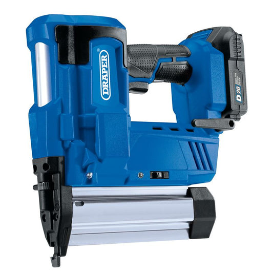 Draper D20 20V Nailer/Stapler with 1x 2Ah Battery and Charger