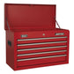 Sealey Topchest 5 Drawer - Red & 230pc Tool Kit AP225COMBO